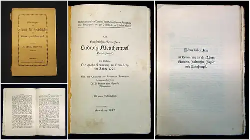 Mitteilungen des Vereins für Geschichte von Annaberg und Umgegend 5.Bd. 1927 mb