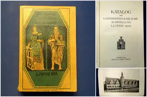 Katalog der Universitäts-Jubiläums-Ausstellung Leipzig 1909 Geschichte mb