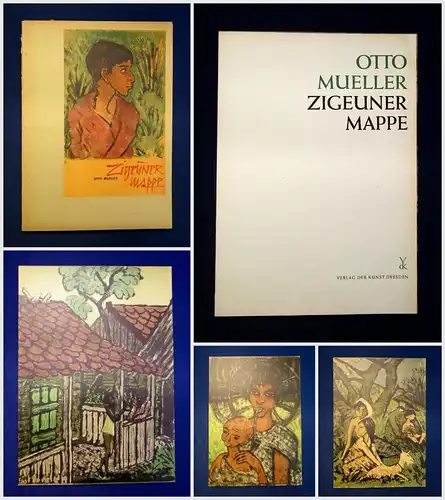 Müller Zigeuner Mappe Selten Reprint  Ausgabe 1927 1958  Farblichtdruck mb