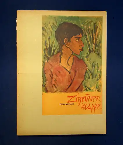 Müller Zigeuner Mappe Selten Reprint  Ausgabe 1927 1958  Farblichtdruck mb