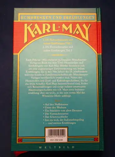 Karl May " 2x Bde.  2000 Die Fastnachtsnarren und andere Erzählungen 1+2 js