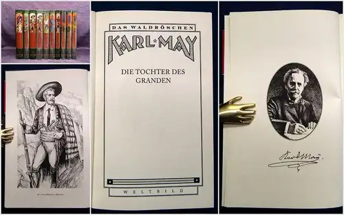 Karl May 6 Bde. "Das Waldröschen" 1999 1-10 komplett Klassiker Lyrik js