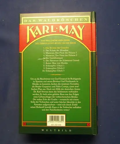 Karl May 6 Bde. "Das Waldröschen" 1999 1-10 komplett Klassiker Lyrik js