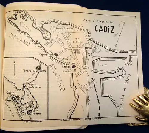 Reiseführer durch Andalusien 12 Orientierungspläne 1928 selten Guide js
