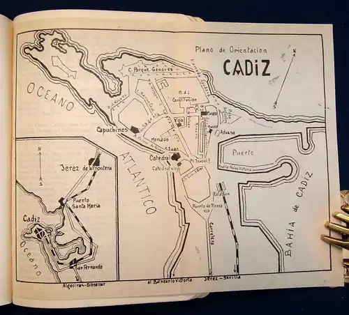 Reiseführer durch Andalusien 12 Orientierungspläne 1928 selten Guide js