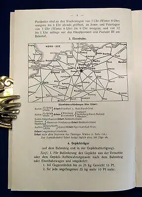 Timpel, Overmann,Bergmann Erfurt in Thüringen 1910 Guide Reiseführer Sachsen mb