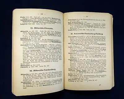 Grundmann Wanderbuch des Gaues 21 Leipzig 1907 Guide Führer Reiseführer mb