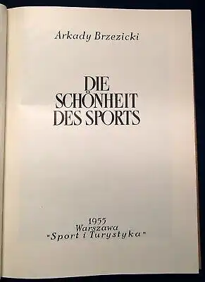 Brzezicki Die Schönheit des Sports 1955 Olympia Disziplin Sportarten Erfolg js