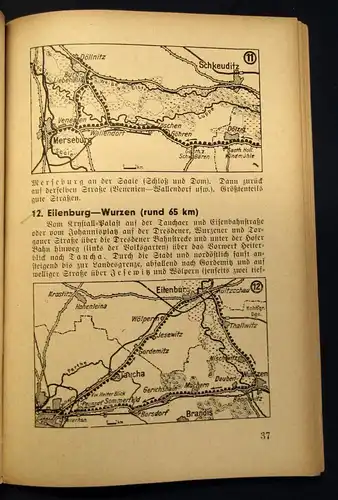 Grützner Wochenend und Sonnenschein rund um Leipzig 1936 Ziele um Leipzig js