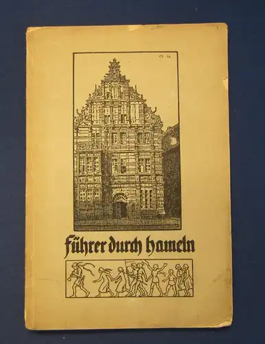 Flemes Führer durch Hameln um 1930 Niedersachsen Ortskunde Geografie js