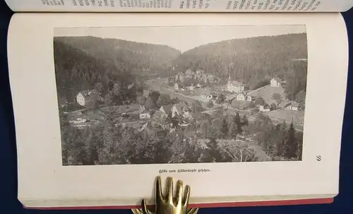 Rühl Das obere Saalthal und der nördliche Frankenwald 1925 Wanderbuch js