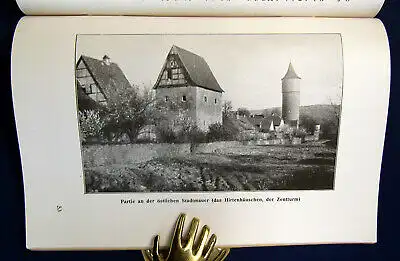 Stadtrat Ochsenfurt Führer durch Ochsenfurt u Umgebung 1925 Guide Reiseführer m