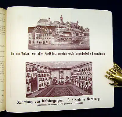 Heerwagen Beckmanns Führer durch Nürnberg u Umgebung um 1900 Guide Reiseführer m