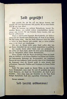 Schulze Führer durch die Stadt Hannover um 1900 Führer Guide Reiseführer mb