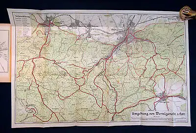 Städt. Verkehrsamt Führer durch Wernigerode u Umgeb. um 1925 Guide Reiseführer m