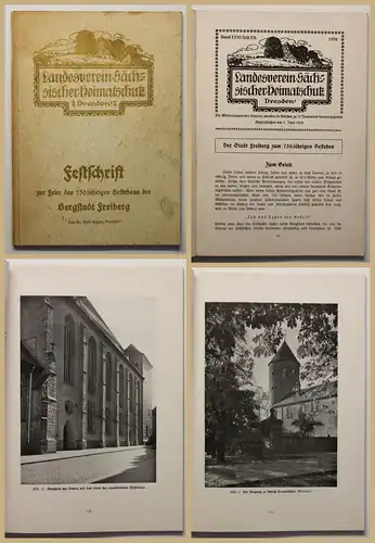 Hager Festschrift 750jährigen Bestehens der Bergstadt Freiberg 1938 Sachsen sf