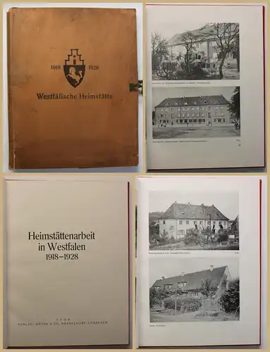 Heimstättenarbeit in Weszfalen 1918-1928 Geschichte Ortskunde Landeskunde sf
