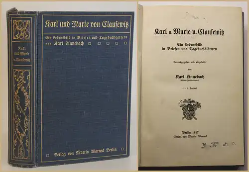 Linnebach Karl und Marie v. Clausewitz 1917 Biographien Geschichten Kultur sf