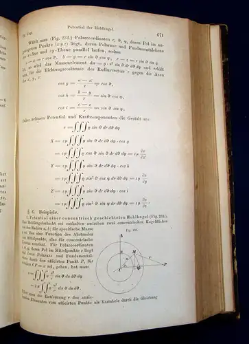 Schell Theorie der Bewegung und der Kräfte 1870 EA Naturwissenschaften Physik mb