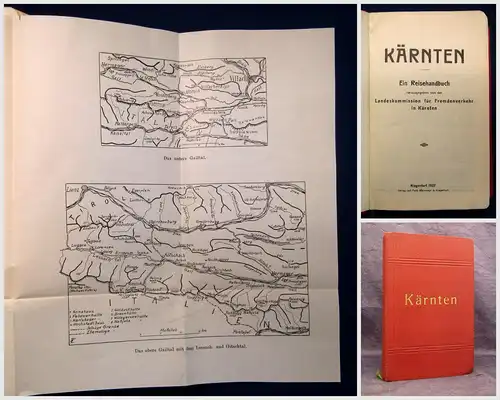 Landeskommission für Fremdenverkehr Kärnten 1927 Reiseführer Guide  Reisen mb