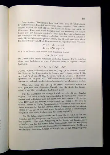 Kallmann Einführung in die Kernphysik 1938 Naturwissenschaften Physik mb