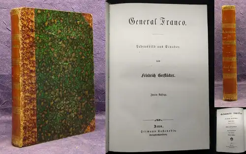 Gerstäcker, Friedrich Gesammelte Schriften Bd.24 General Franco um 1900 js