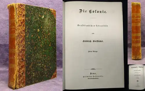 Gerstäcker, Friedrich Gesammelte Schriften Bd.22 Die Colonie um 1900 Lyrik js