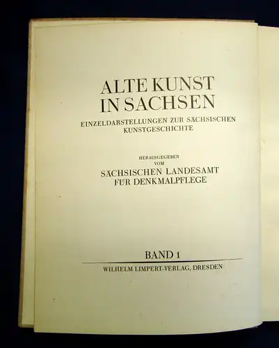 Hentschel Sächsische Plastik um 1500 1926 Geschichte Gesellschaft alte Kunst mb