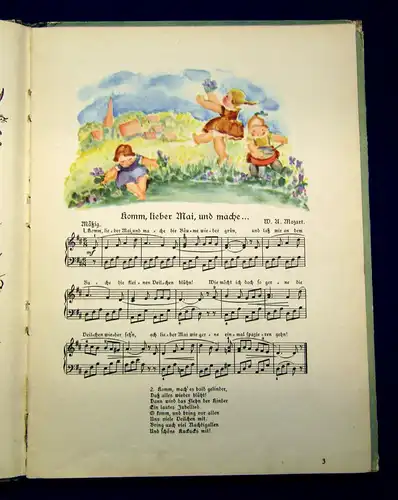 Krentzlin Sing Sang fürs kleine Volk 1926 Kinderbücher Kinderlieder Märchen mb