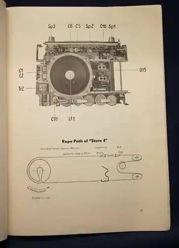 Orig. Prospekt "Rundfunk Transistor - Koffersuper Stern 4" 1963 Technik sf