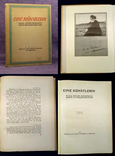 Eine Künstlerin Paula Becker-Modersohn Briefe und Tagebuchblätter 1919 js