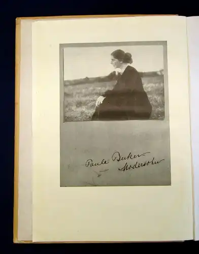 Eine Künstlerin Paula Becker-Modersohn Briefe und Tagebuchblätter 1919 js