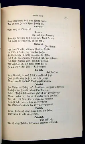 Jordan Shakespeare`s dramatische Werke 9 Bde. komplett um 1890 Klassiker js