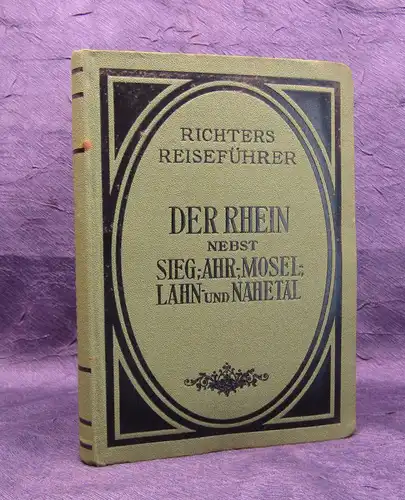 Richter Der Rhein von Cöln bis Mannheim um 1915 Guide Reiseführer Führer mb