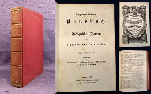 Wachter Topographisch-statistisches Handbuch Königreich Bayern 1867 Lexikon js