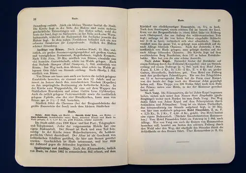 Richter Bornholm Führer nach und auf der Insel 1914 Reiseführer Guide mb