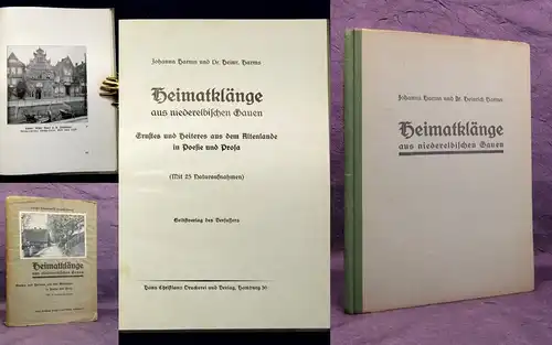 Harms Heimatklänge aus niederlebischen Gauen Ernstes und heiteres 1931 js