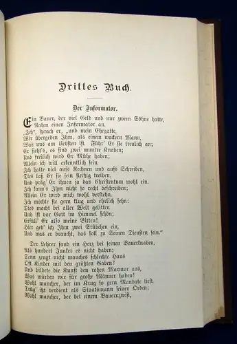 Schullerus Gellert Dichtungen um 1900 Belletristik Lyrik Literatur Klassiker js