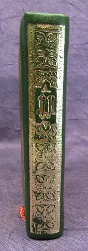 Mini- Buch Koran mit Rundumgoldschnitt und in Schatulle o.J. Glaube Gott js