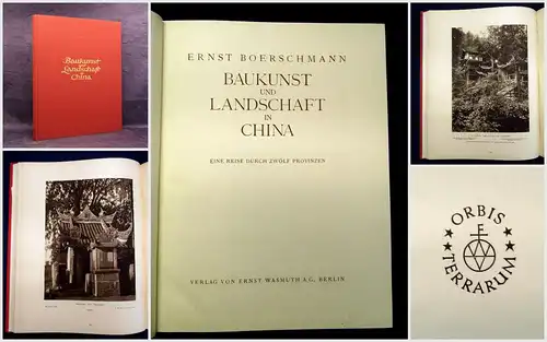 Boerschmann Baukunst und Landschaft in China 1926 Orbis Terrarum Guide mb