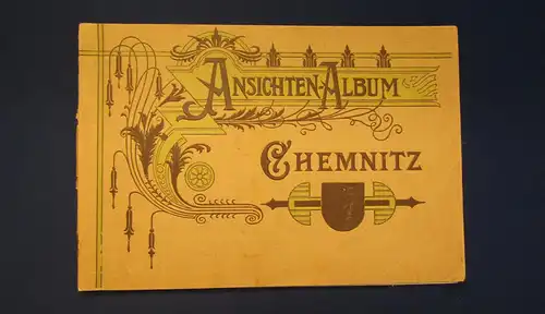 Buch Ansichten-Album Chemnitz um 1900 Geschichte Photographie Bilder Foto mb