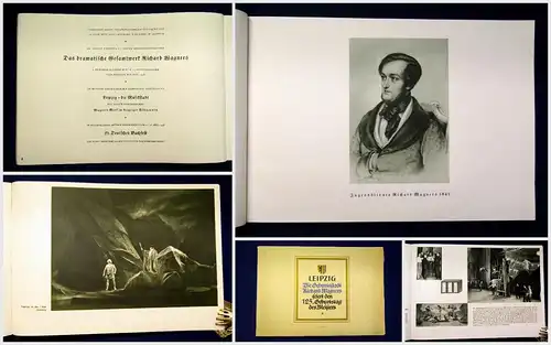 Stadt Leipzig feiert den 125. Geburtstag von Richard Wagner 1938 Geschichte mb