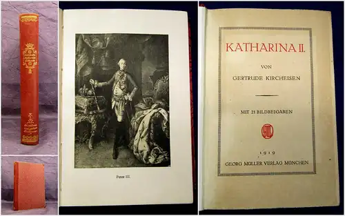 Kircheisen Katharina II. 1. Band apart 1919 Georg Müller Geschichte Kaiserin mb