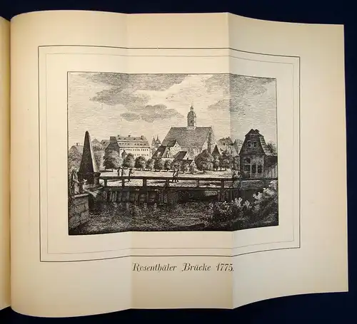 Große Geschichte der Stadt Leipzig 2 Bücher in 3 Bänden 1898 Bildband  js