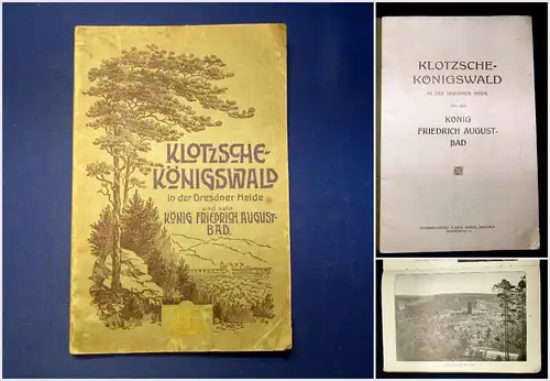 Klotzsche-Königswald i d Dresdner Heide König Friedrich August Bad um 1900 mb