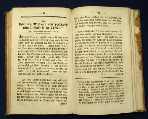 Kant, Prof. Zerstreute Aufsätze EA 1793 selten mit dem meist fehlendem Anhang js