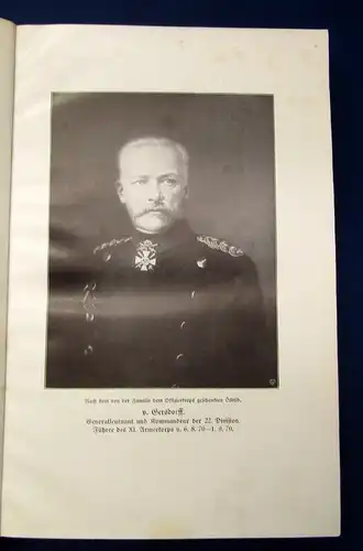 Vorbeck Geschichte des Füsilier- Regiments von Gersdorff Nr. 80 1913 js