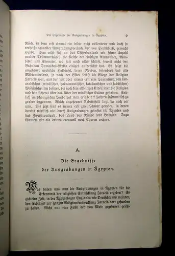 Sellin Der Ertrag der Ausgrabungen im Orient 1905 Geschichte Landeskunde mb