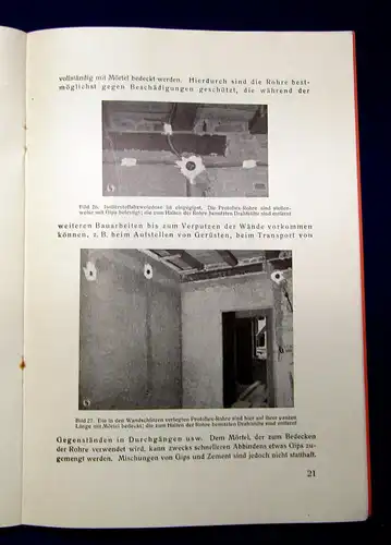 Siemens Schuckert Unterputzanlagen mit Protoflex-Rohr o.J. um 1930 Technik mb