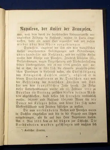 Kummer Geschichte der Leipziger Völkerschlacht bis zum Uebergang 1863 js